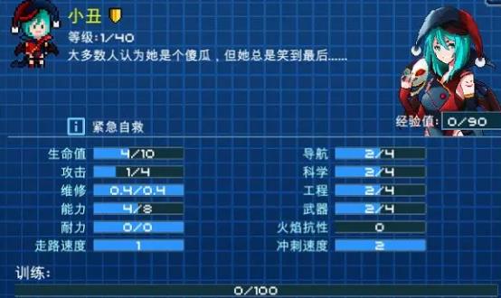 超时空星舰人物属性介绍