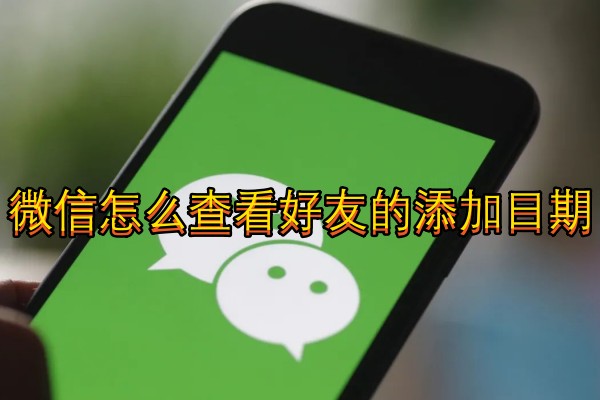 微信怎么查看好友的添加日期