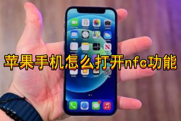 苹果手机怎么打开nfc功能