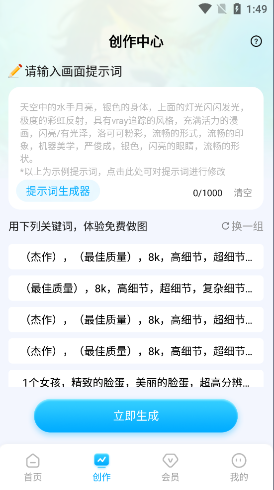 NightCafe Studio截图1