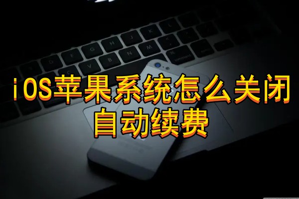 iOS苹果系统怎么关闭自动续费