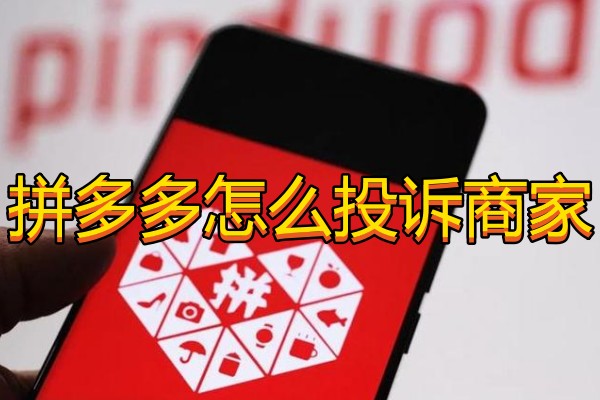 拼多多怎么投诉商家