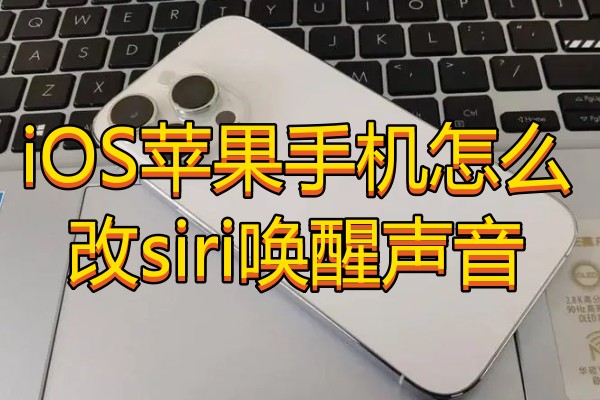 iOS苹果手机怎么改siri唤醒声音