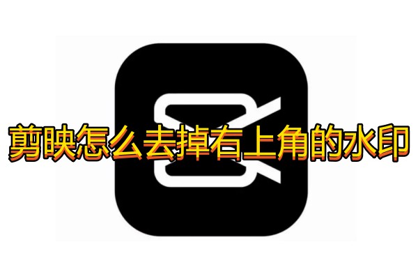 剪映怎么去掉右上角的水印