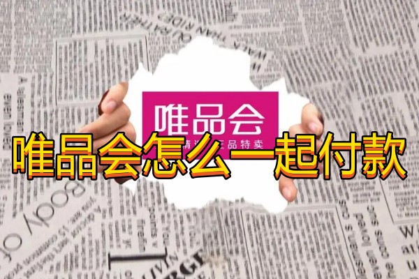 唯品会怎么一起付款