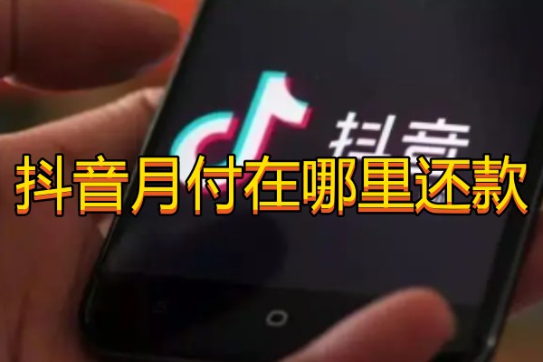 抖音月付在哪里还款