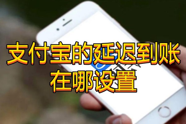 支付宝的延迟到账在哪设置