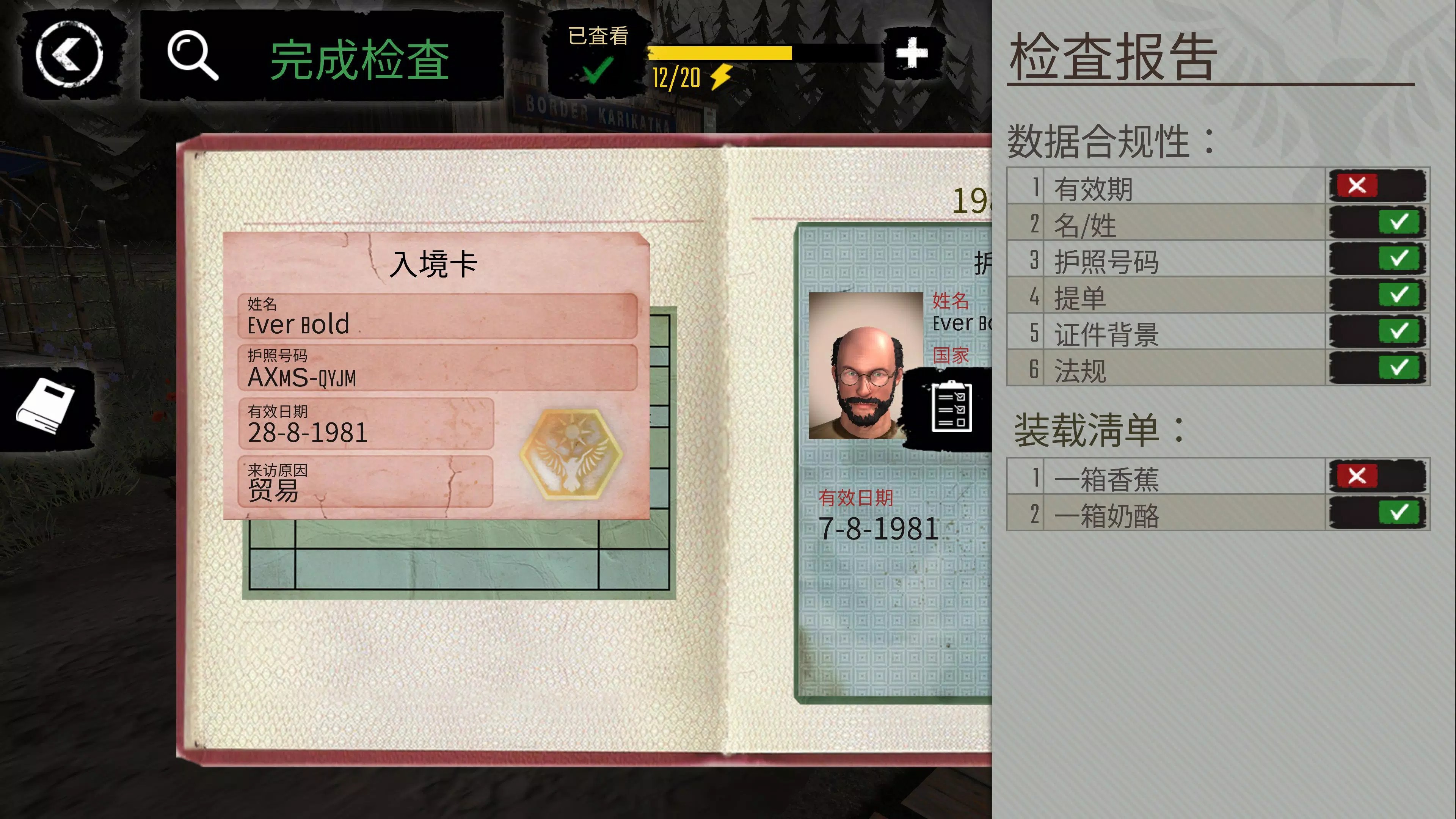 边境检察官手机版截图2