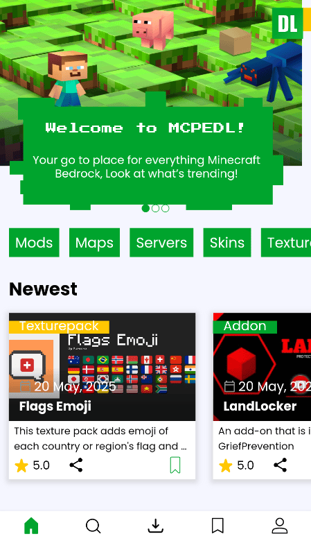 我的世界mcpedl